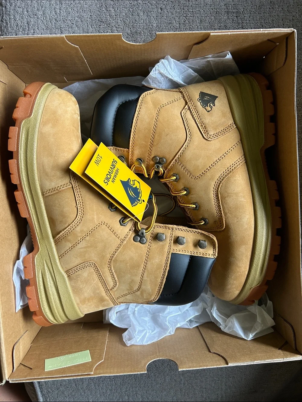 Herman Survivors Men's Work Boots with Padded Collar
